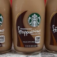 Frappuccino Frio · Rico Frappuccino, botellla de 281ml con un total de calorias por botella de 190 c. Elaborado...