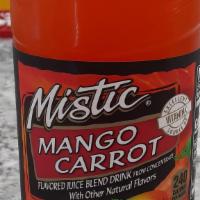 Mistic De Mango De Botella · Mistic Mango Carriot, bebida de botella de vidrio de 473ml. Contiene alto porcentaje en vita...