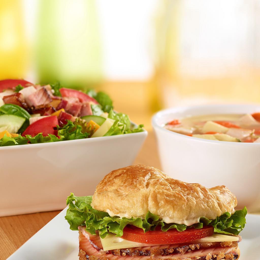 1/2 Sandwich & 1/2 Salad · 160-785 cal.