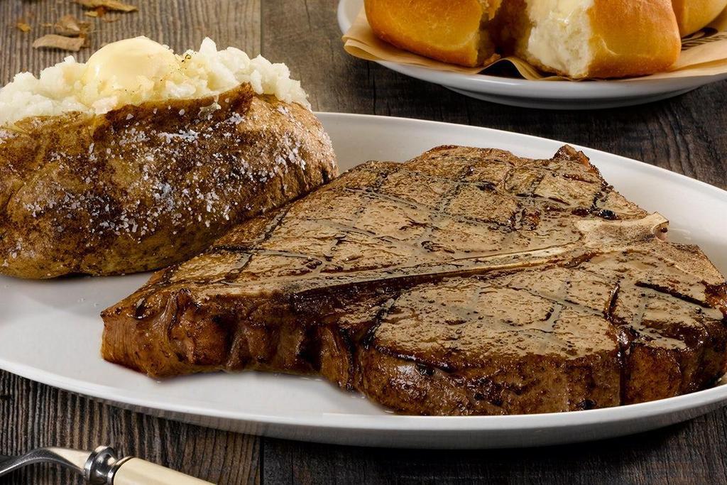22 Oz. Porterhouse* · This USDA Choice steak is the king of the T-bones.