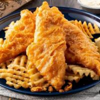 Beer Battered Fish · Wild-caught and hand-battered in our house-made Bud Light batter, fried to perfection and se...