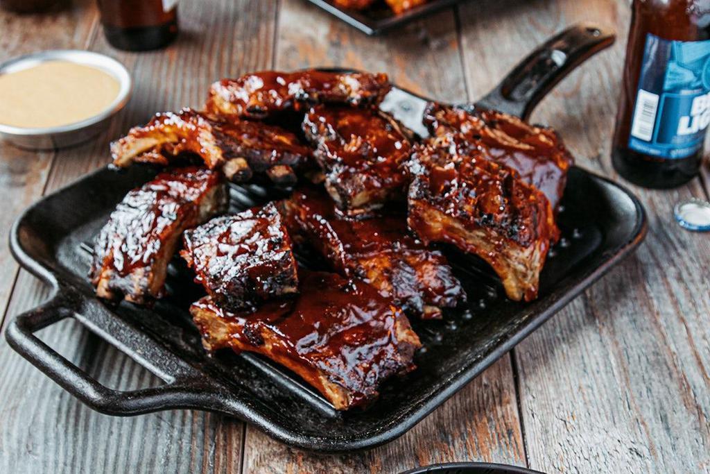 Party Pack Fall-Off-The-Bone Ribs · Slow-cooked in-house for maximum flavor. Serves 10-12.