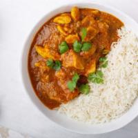 Chicken Curry · Our secret curry recipe with chicken.