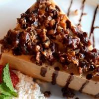 Spicy Peanut Butter Mousse Pie With A Spiced Pecan Brittle · 