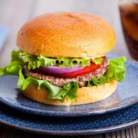 Classic Angus Beef Burger · Delicious 7oz fresh angus beef patty with lettuce, tomatoes, and onions, served on a brioche...