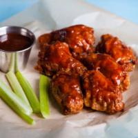 Hot Teriyaki Bone-In Wings · Delicious traditional wings tossed in hot teriyaki sauce made to perfection and crisp.