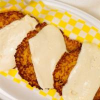 Cachapas · With cheese.