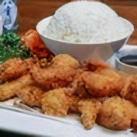 Shrimp Katsu · With Steamed white rice