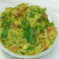 Guacamole · Homemade fresh guacamole. 4 oz