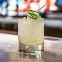 Cucumber Gimlet · Sapphire Gin, Muddled Fresh Cucumber, Simple Syrup, Hand Squeezed Lime