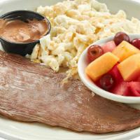 Lf Fit Res Breakfast · 4 oz egg whites+steak+whole wheat toast with almond butter+fresh fruit or avocado slices+cof...