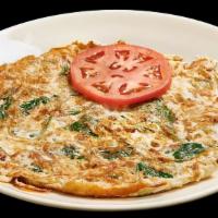 South Beach Omelet- · Egg Whites+Low Sodium Turkey+Spinach+Tomato+Green Pepper+Onion