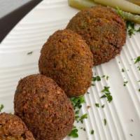 Falafel (5 Units) · Deep fried ball of ground chickpeas, herbs, spices, and onions. (5 unit)