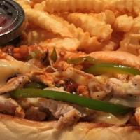 Buffalo Chicken Philly · Grilled and seasoned chicken breast; with your choice of peppers, onions, mushrooms, cheese,...