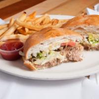 Tortas Mexican Sandwiches · Prepared with mayonnaise, refried beans, fresh cheese, lettuce, tomato, onion and avocado. S...