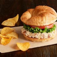 Shelley'S Deli Chick Regular · Our family-recipe chicken salad with almonds and pineapple, leafy lettuce, tomato, on a toas...