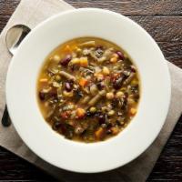Bowl Organic Garden Vegetable Soup (V) (120 Cal) · This updated classic recipe features a dozen hearty, certified-organic ingredients: cabbage,...