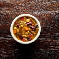 Cup Organic Garden Vegetable Soup (V) (90 Cal)    · This updated classic recipe features a dozen hearty, certified-organic ingredients: cabbage,...