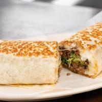 Burrito (Small Burrito) · rice,beans cheese and only Asada