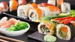 Maki Combo B · Tuna avo roll, salmon avo roll, eel cucumber roll. *Consuming raw or undercooked meats, poultry, seafood, shellfish, or egg may increase your risk of foodborne illness, especially if you have certain medical conditions.
