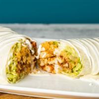 Special Burrito · A flour tortilla rolled and stuffed with grilled chicken, onions, tomatoes, rice and lettuce...
