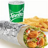 Epic Crispy Chicken & Guac Burrito Meal · Our Epic Crispy Chicken & Guac Burrito plus our famous Crinkle-Cut Fries and a refreshing be...