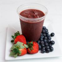 Acai Smoothie(16Oz) · Acai ,blueberries, strawberries,orange juice and banana
