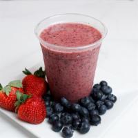 Blueberry Smoothie( 16Oz) · Blueberries,strawberries ,orange juice ,banana, honey and ice