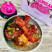 Korean Fried Chicken · Gluten free, contains sesame & soy. Secret seasonings, perfectly crispy, and coated in our h...