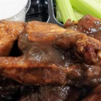 Lully'S Wings And Fries  · 5pcs wings with season fries