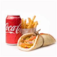 Chicken Philly Combo · Grilled Chicken Breast, grilled onions & sweet peppers, cheddar cheese, feta tzatziki with s...