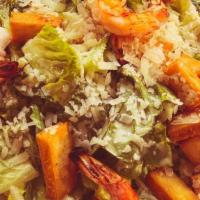 Caesar Salad · Romaine lettuce, croutons and parmesan and homemade Caesar dressing.