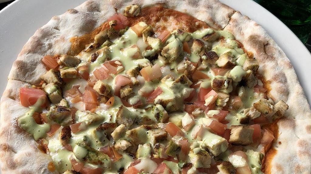 Prosciutto Pizza · Prosciutto, arugula and mozzarella cheese