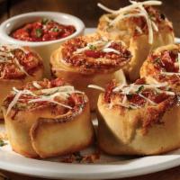 Sicilian Pepperoni Rolls™ · Signature dough, pepperoni, fresh green onions & cheese.. Served with signature red sauce.