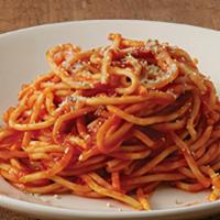 Spaghetti   · Served with your choice of one side.
