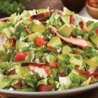 *Gs* Old Chicago Chopped Salad · Applewood-spiced chicken, peppered bacon, bleu. cheese, tomatoes, and fresh green onions top...