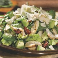 *Gs* Spinach, Chicken & Avocado Salad · Applewood-spiced chicken with avocado slices. on spinach and romaine, tossed with sun-dried....