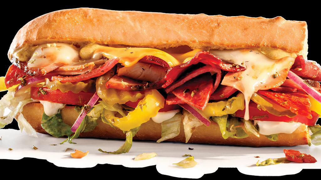 Create Your Own Grilled Dagwood · Try it “East Coast Style”. Your choice of meats, provolone, mayo, lettuce, red onion, banana peppers, oil & vinegar, salt & pepper, oregano, mayo, Roma tomatoes.