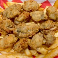 (Combo)Fried Oysters (10 Pcs) 炸生蚝套餐 · Served with soda and French fries.