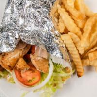Chicken Gyro (Combo) · served with fries and drink