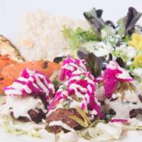 Falafel Platter · Chickpeas, Lettuce, Tomato, Pickles,Turnips & Tahini