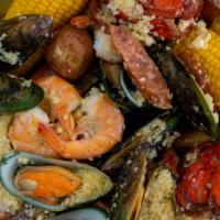 Fried Seafood Combo · Jumbo Fried Shrimp, Catfish and Flounder
