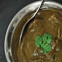 Lamb Saag · Lamb cooked in creamy spinach sauce.