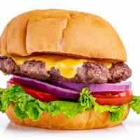 Cheeseburger · Fresh hand pattied, served any way you like it with your choice of cheese: American, Swiss, ...