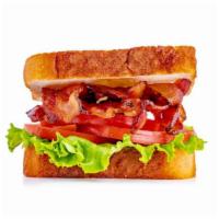 Blt · Applewood smoked bacon, fresh lettuce and tomatoes served on Texas toast.