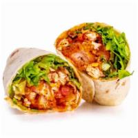 Buffalo Chicken Wrap · Our fresh grilled or fried chicken tossed in one of our signature sauces with lettuce, tomat...