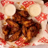 10 Wings · Choose 1 flavor. No split or mixed flavors