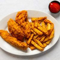 Chicken Tenders  · Chicken Tenders, served with seasoned fries or mashed potatoes with gravy
