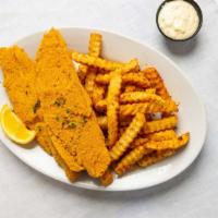 Fried Fish · 2 Fried Fish filets, served with seasoned fries or mashed potatoes with gravy
