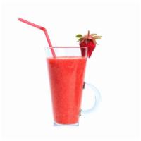 Strawberries Smoothies · Strawberry smoothie, just strawberry- 16 oz..